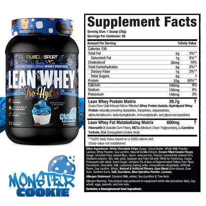 Muscle Sport - Lean Whey (26 Serving)