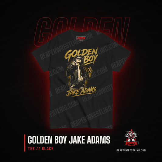 Reaper Wrestling - Golden Boy Jake Adams Tee