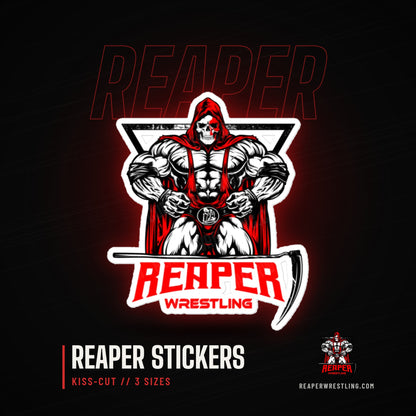 Reaper Wrestling Stickers