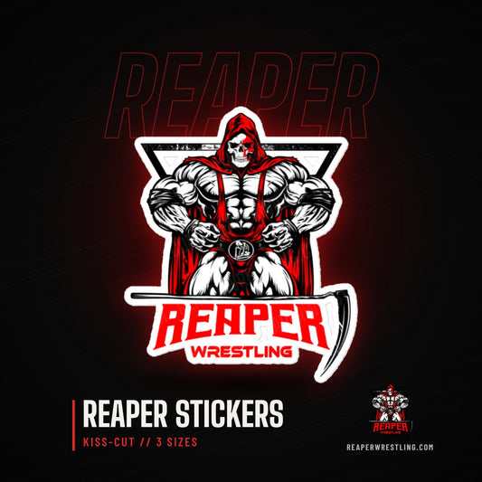 Reaper Wrestling Stickers