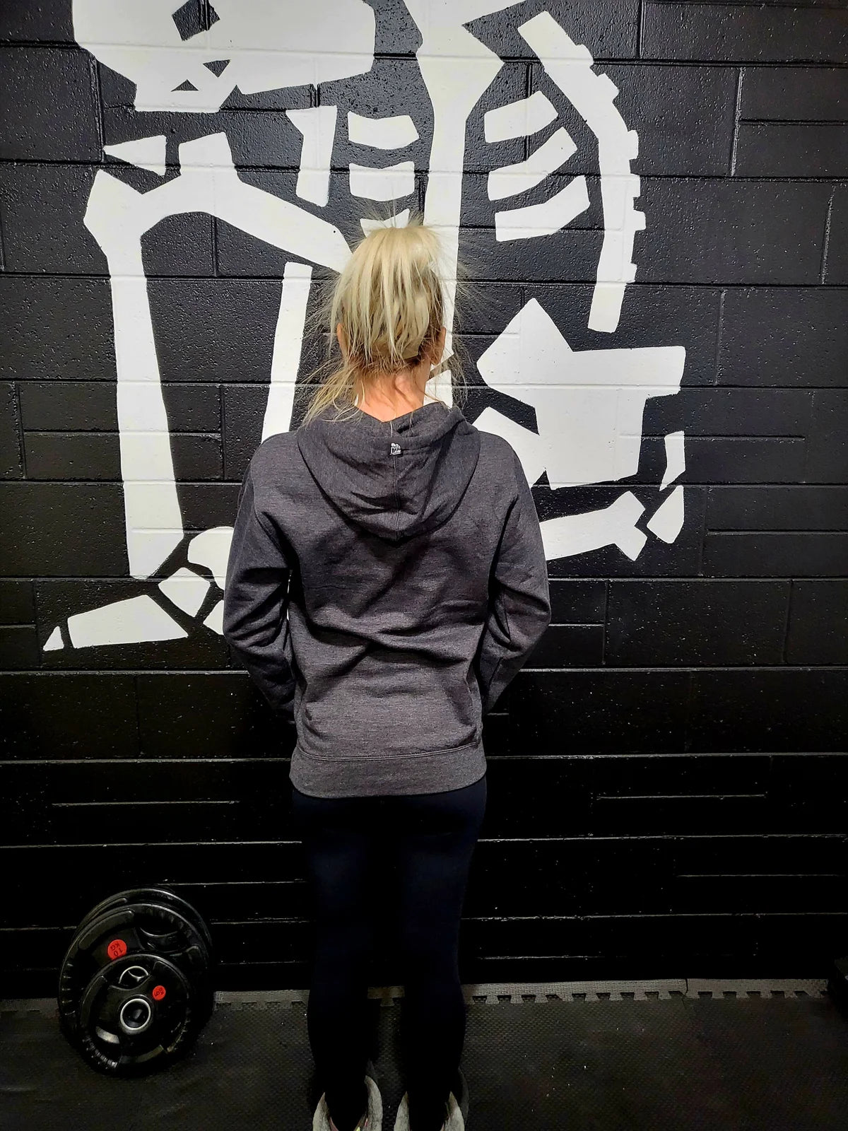 Rest When Dead - Classic Logo Hoodie - Heathered Charcoal
