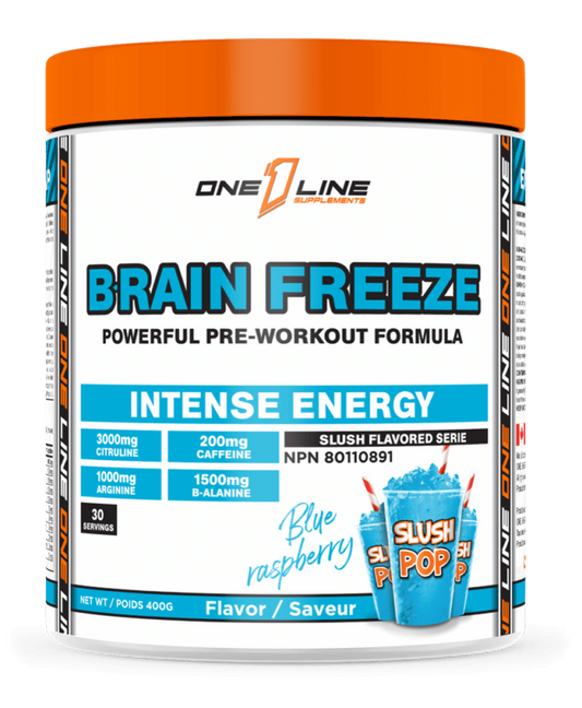 ONE LINE Supplements - Brain Freeze Pre Workout (30 Serv)