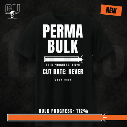 Grow Ugly Fitness Clothing - Perma Bulk Tee (Black)