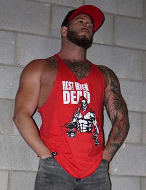 Crazzy Steve Rest When Dead Apparel