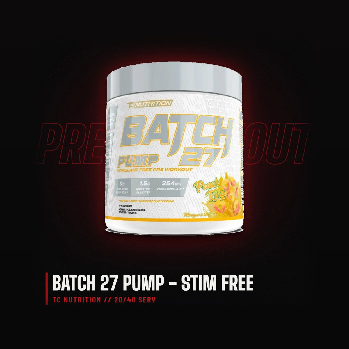 Batch 27 Pump Stim Free