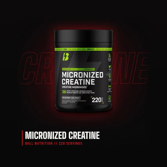 Bull Nutrition Micronized Creatine 220 servings