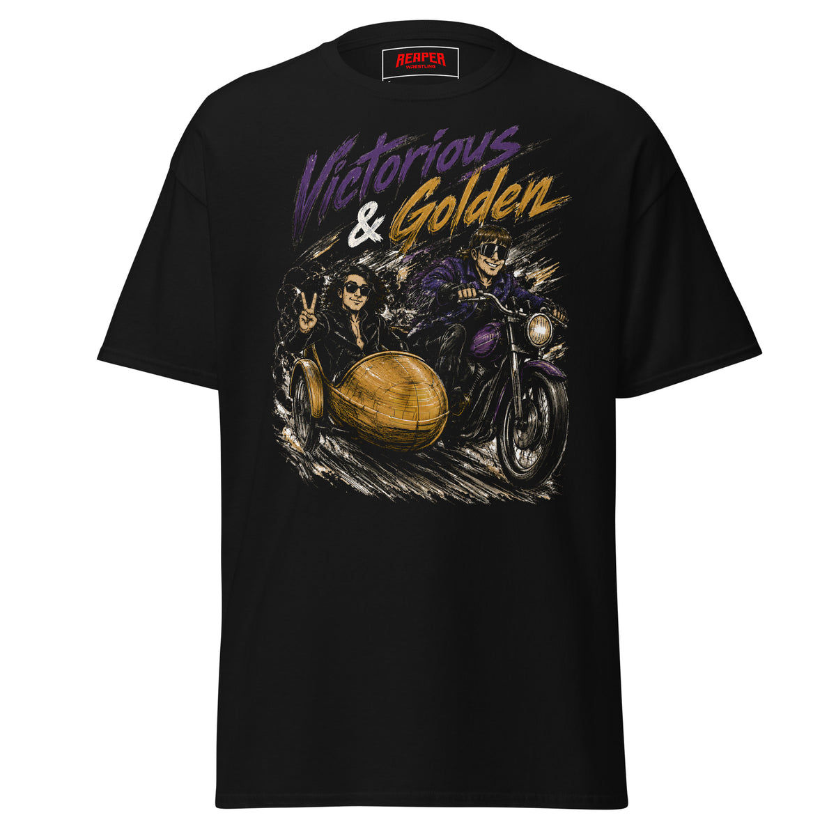 Victorious & Golden tee front