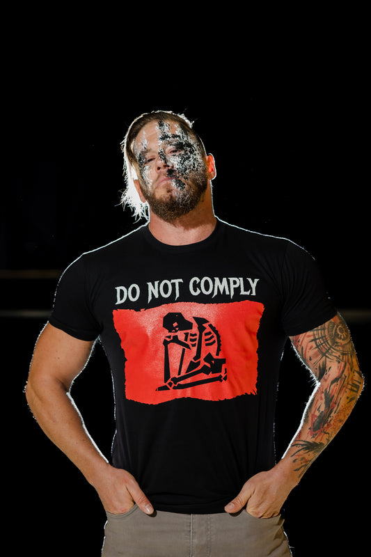 Rest When Dead - Do Not Comply Tee - Black